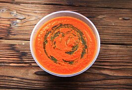 Суп томатный с песто - все правильные рецепты блюд правильного питания.
